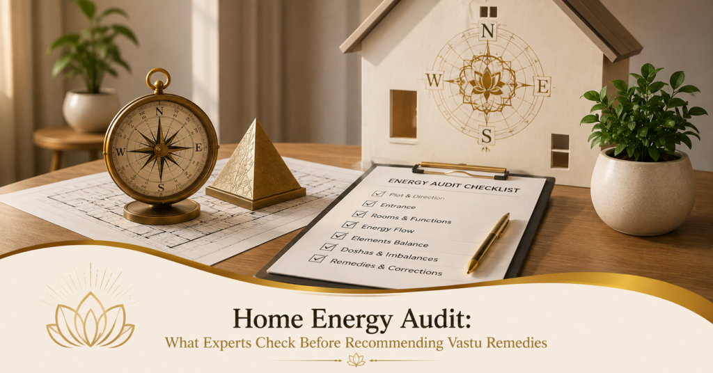 Home energy audit Vastu